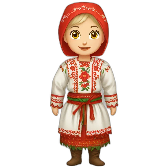 Belarussian-folk-costume emoji