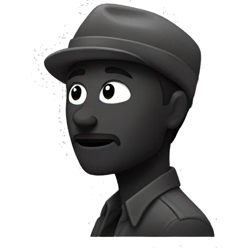 Noir stylé  emoji