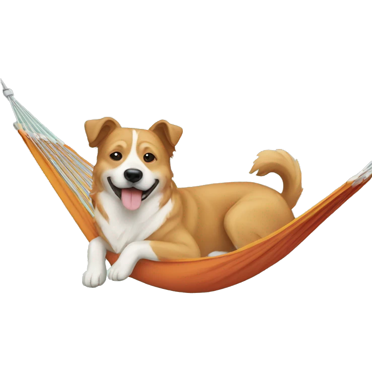 hammock for a dog with a dog emoji