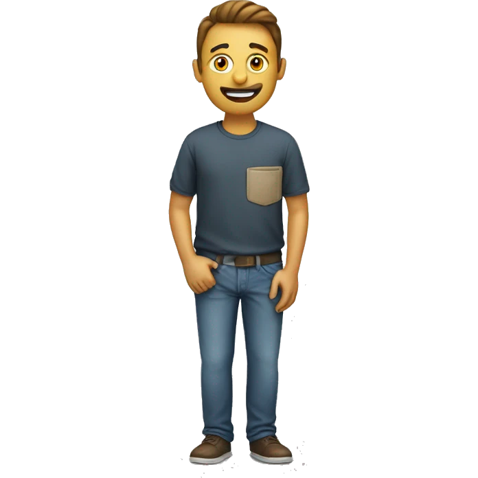 man with label ssi in pocket emoji