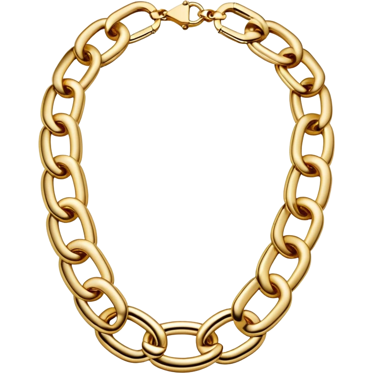 Prada luxury chain necklace emoji