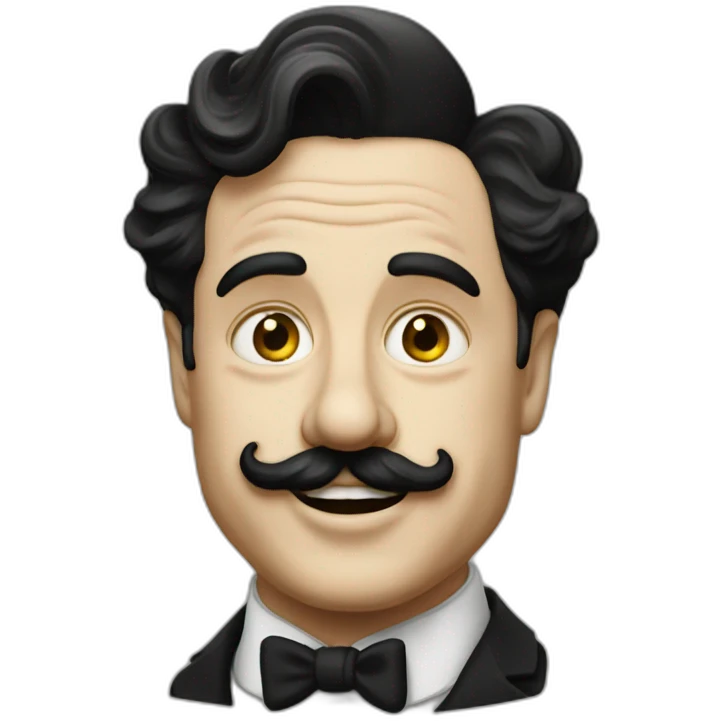 charles chaplin face emoji