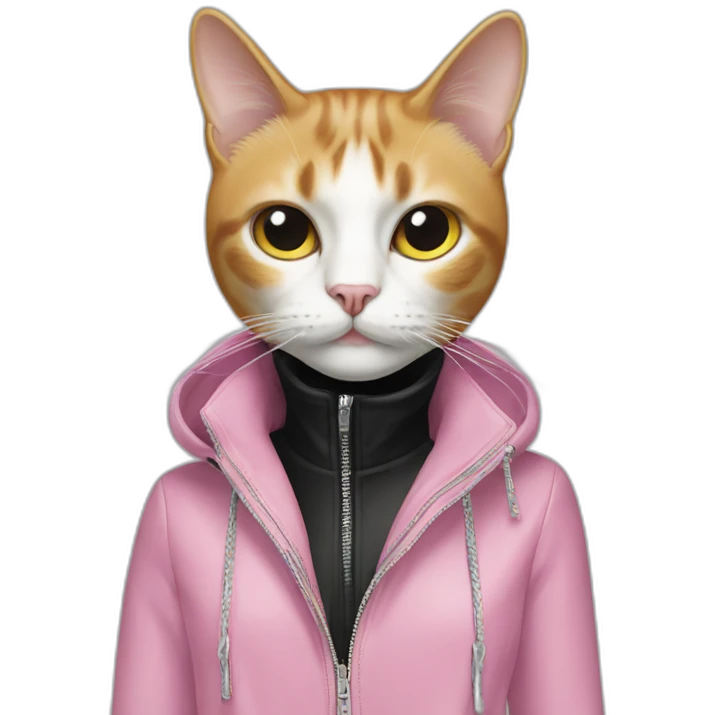 Balenciaga fashionable cat emoji