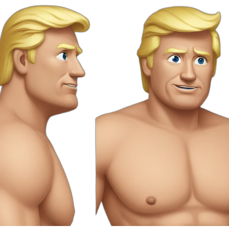 donald trump shirtless emoji