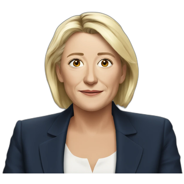 Marine lepen realistic emoji