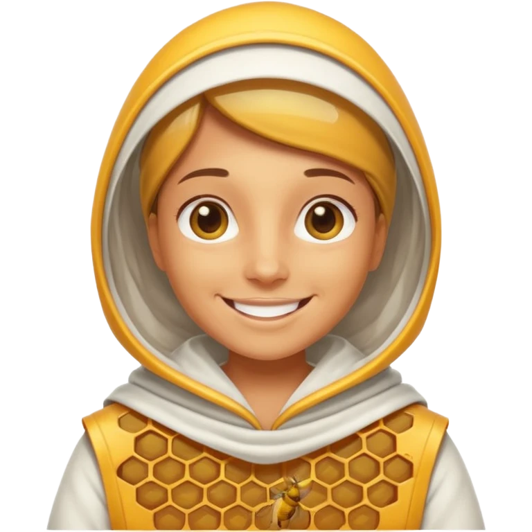 beekeeper white cloth emoji