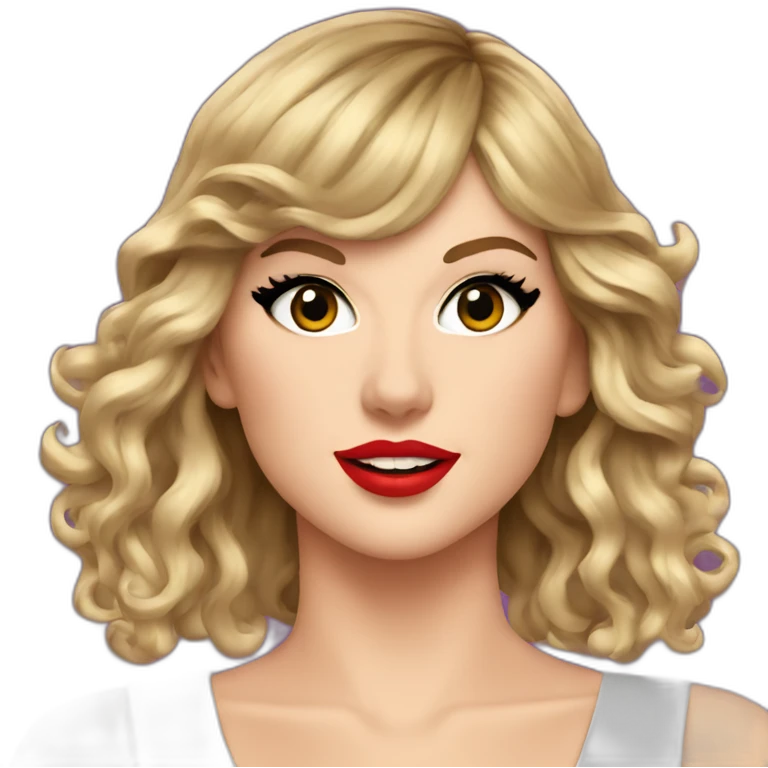 Taylor Swift during the ERAS Tour emoji