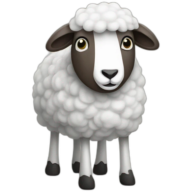 doodle sheep emoji