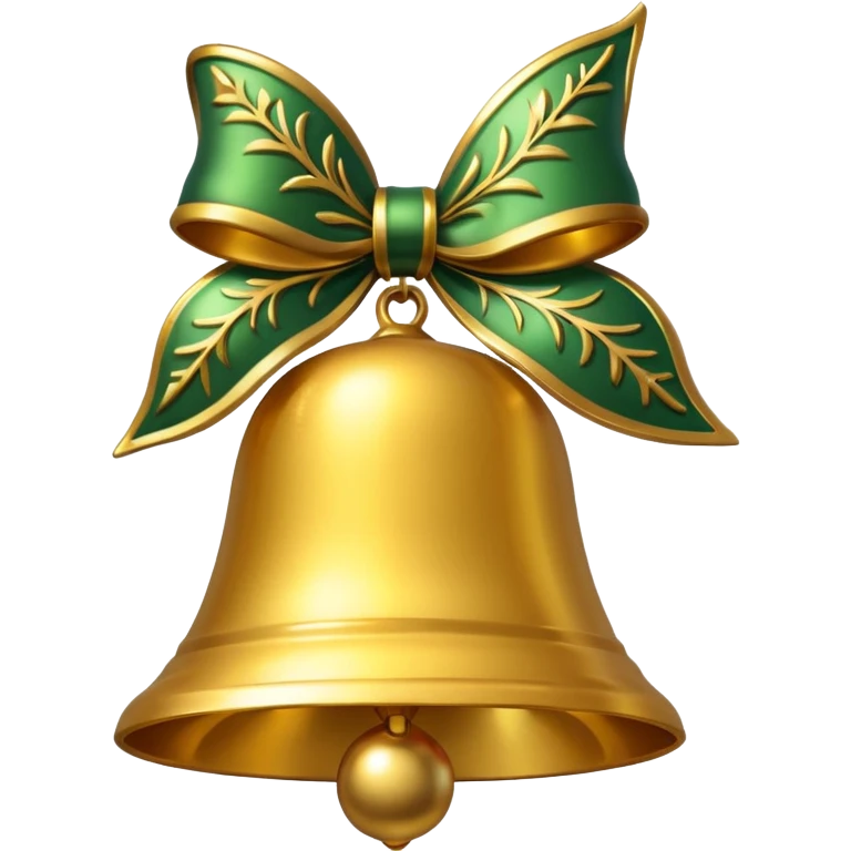 Christmas bell emoji