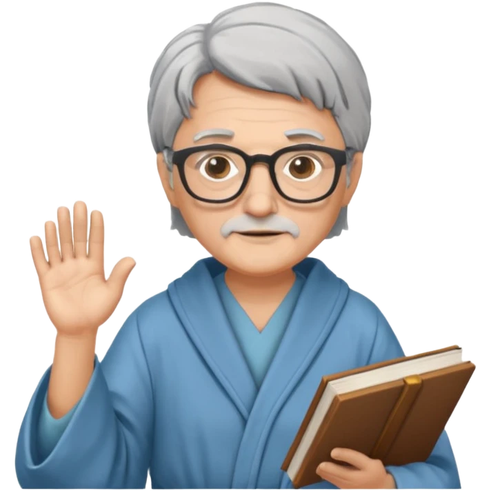 ancient The wise librarian emoji