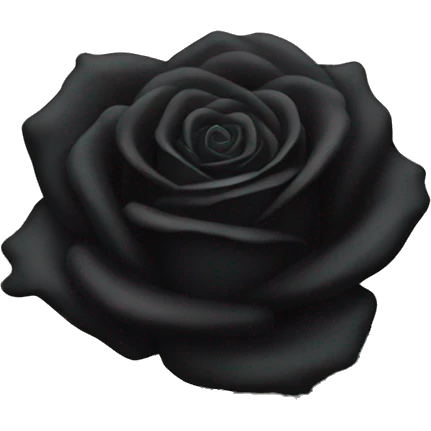 Black rose emoji