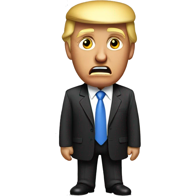 donald trump accusing emoji
