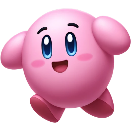 Kirby jumping  emoji