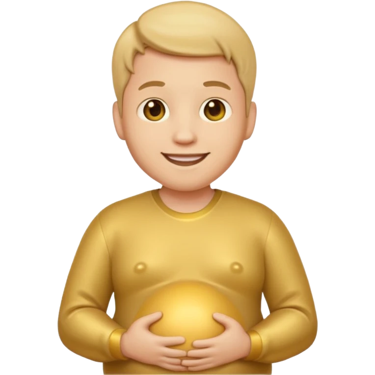 golden pregnant man emoji emoji