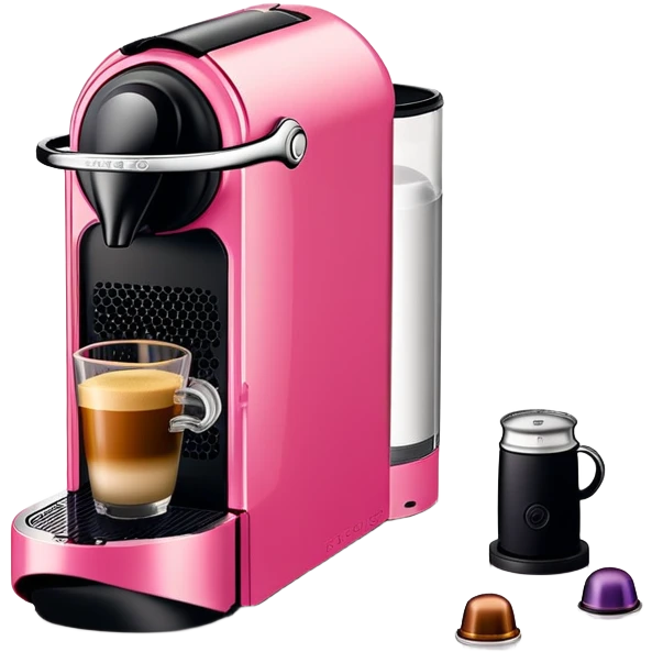 vertuo machine by Nespresso in Pink emoji