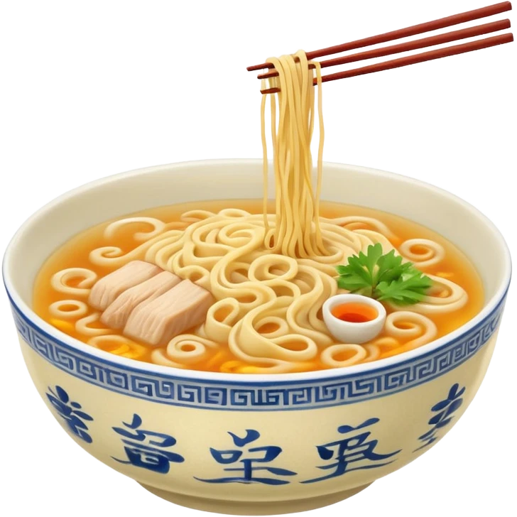 single bowl of noodles for one person emoji