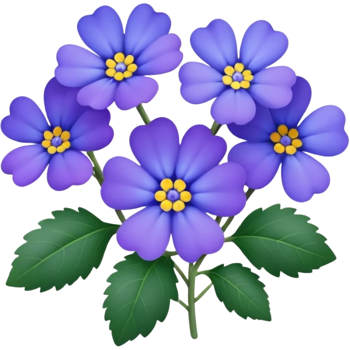 Armenian myosotis (it’s purple) emoji