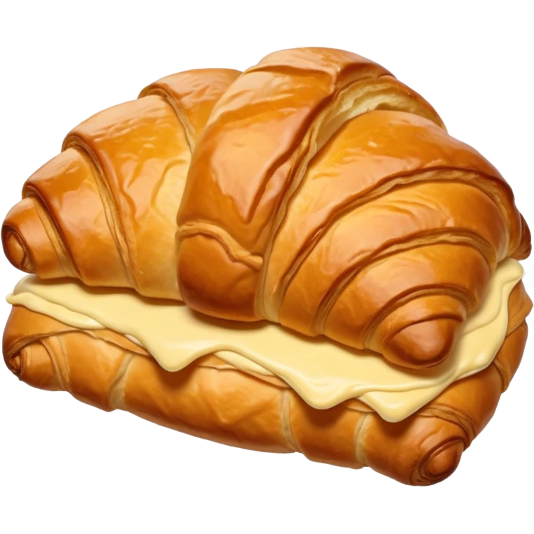creamy croissant  emoji