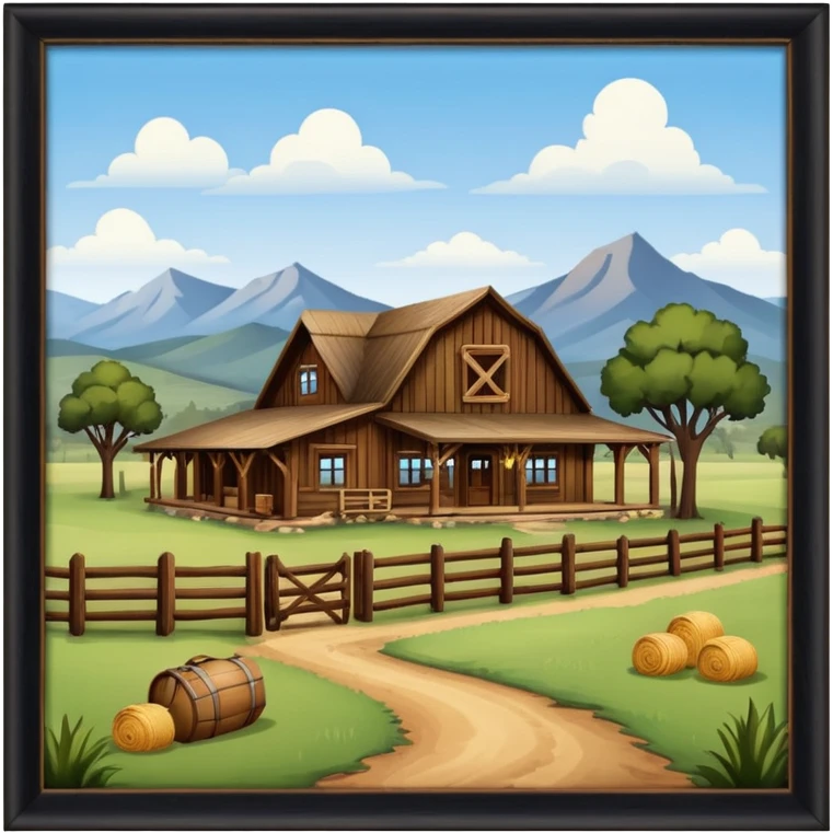 country western ranch emoji