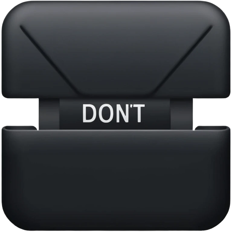 Letters saying “don’t PMO” meaining “don’t piss me off”  emoji