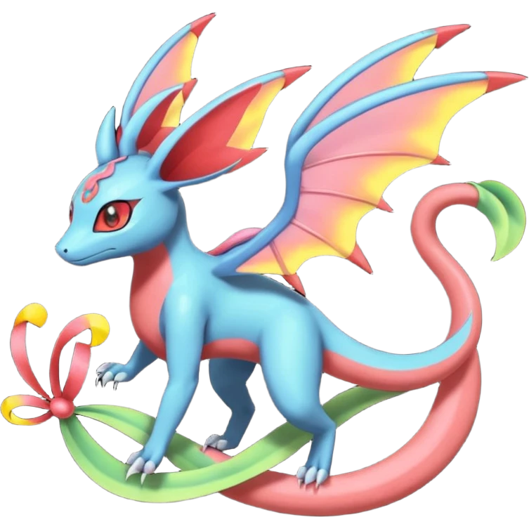 Salandit-Flygon-Sylveon-Umbreon-fusion-Pokémon-hybrid-creature  emoji
