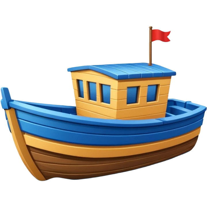blue Boat emoji
