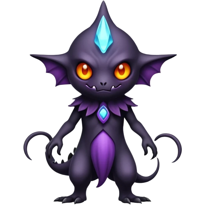 Dark-type-Psychic-type-Fakémon-Creature full body emoji