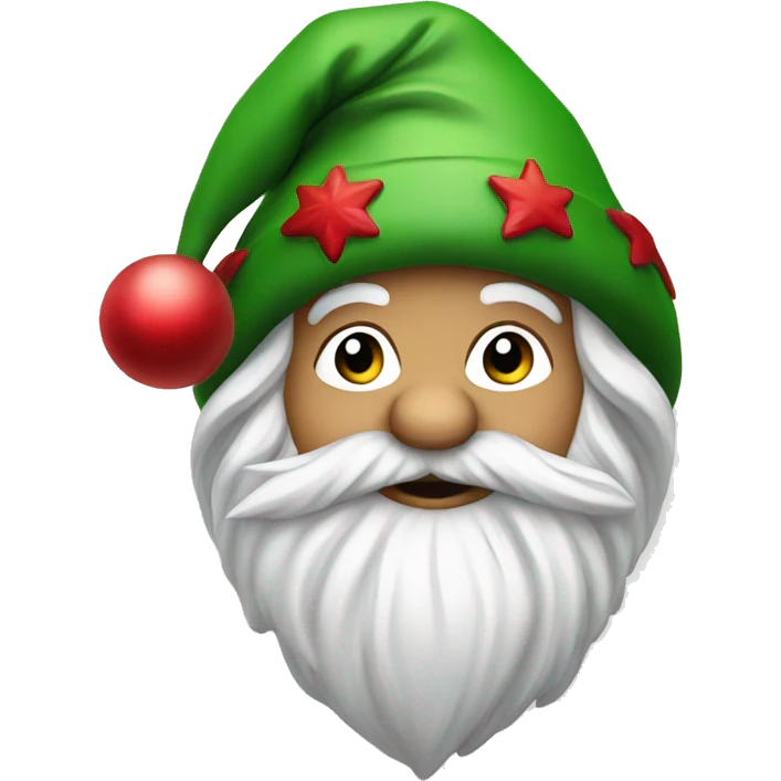 Christmas gnome emoji