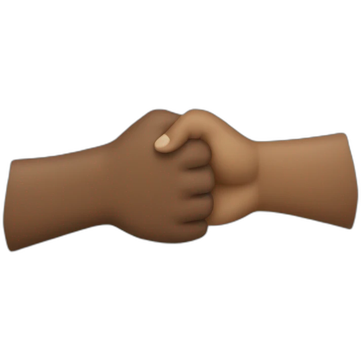 two men fistbump emoji