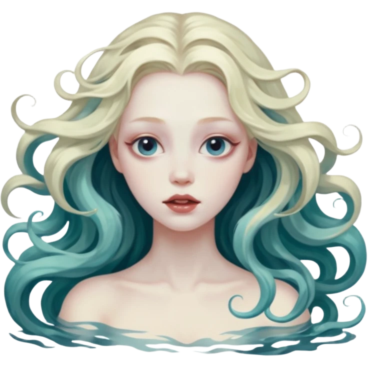 aesthetic brilliant divine lighting, oil paint  -  hieronymus bosch phantasmagoric mutated sirens emoji