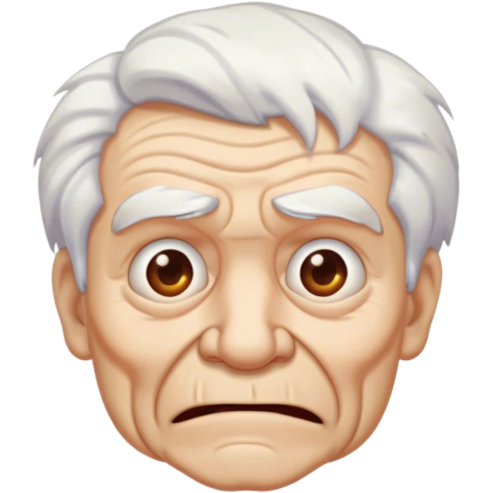 Crazy old man emoji
