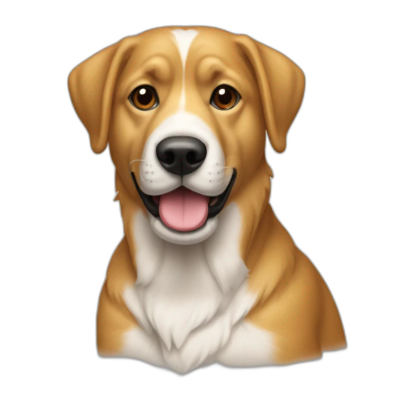 Chien qui boit de la bière emoji
