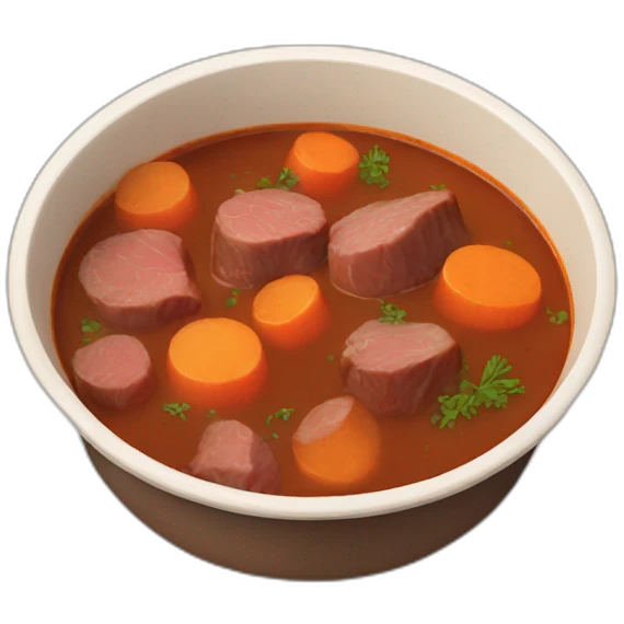 Beef stew emoji