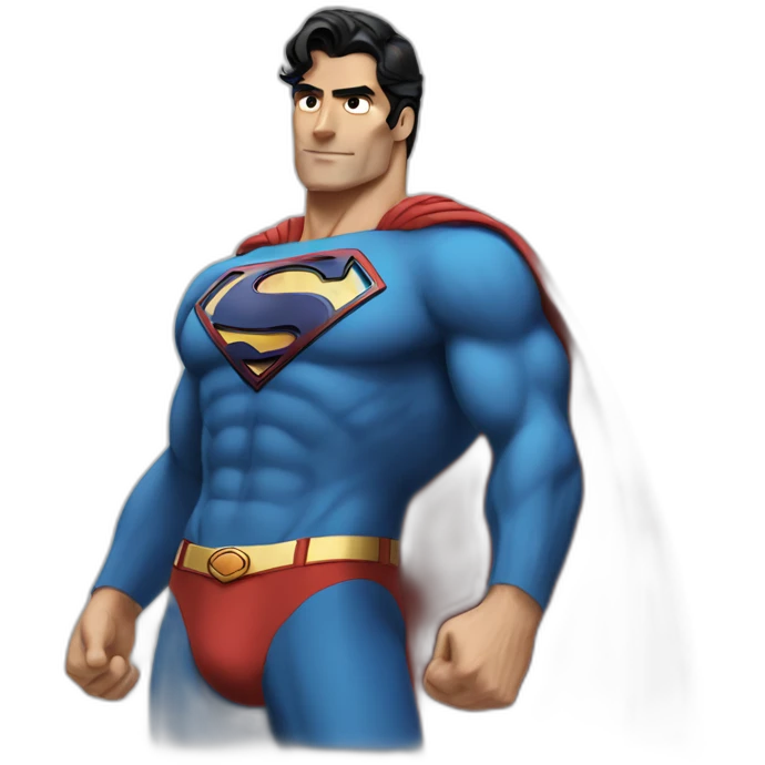 Superman India not shaved emoji