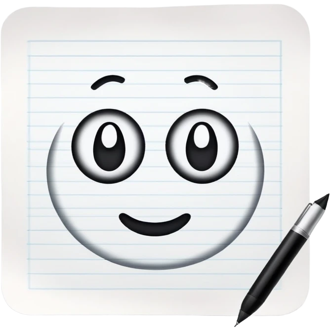 completed test on paper without emojis emoji