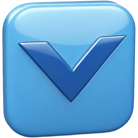 dark blue aesthetic check mark emoji