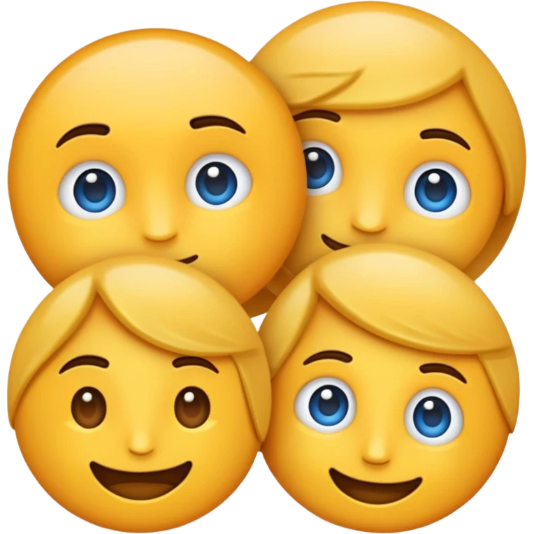 een blauwe emoji die het sst teken doet en hij moet serieus kijken en manelijk zijn  emoji