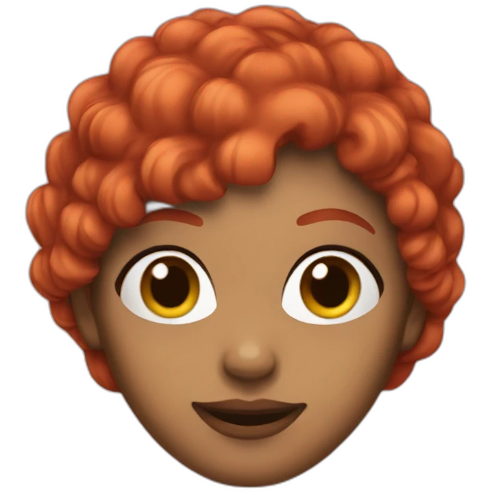 nina red hair emoji