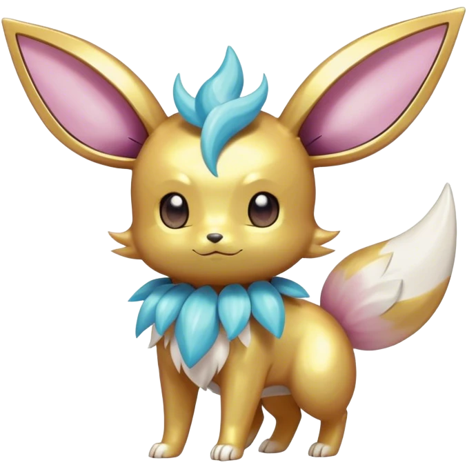 Shiny-Eeveelution-Cute-Fakemon-Fairy-Pokémon-fusion full body emoji