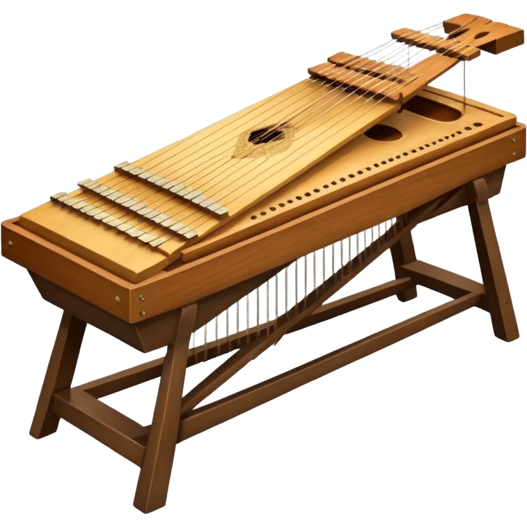 santoor hammered dulcimur emoji