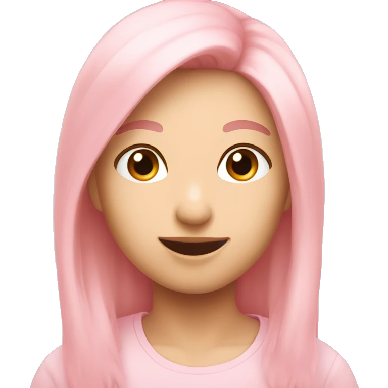 light pink hear emoji