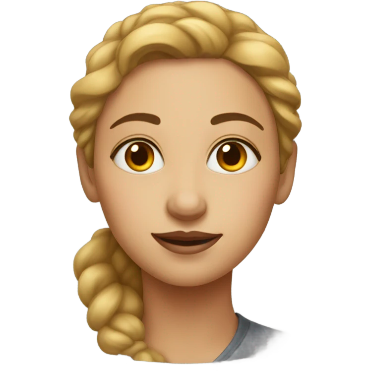 intimate indoor portrait of woman emoji