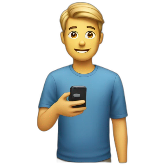 Men-like-texting  emoji