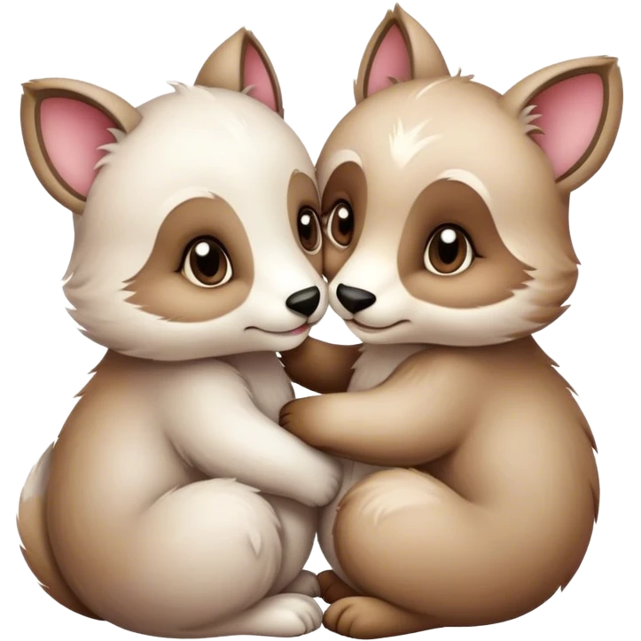 Animals in love emoji