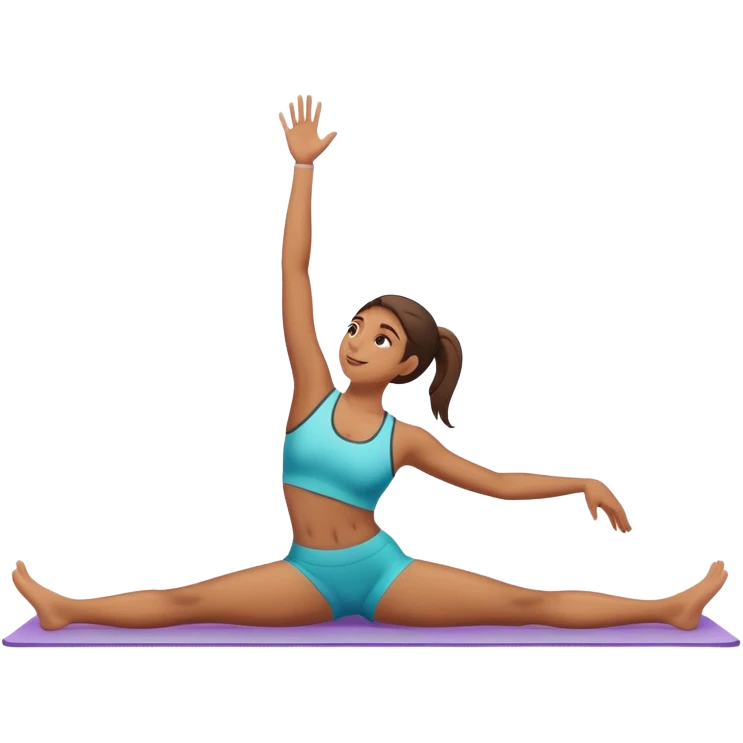 stretching emoji