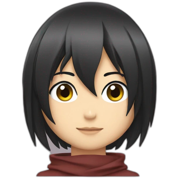 mikasa ackerman love emoji