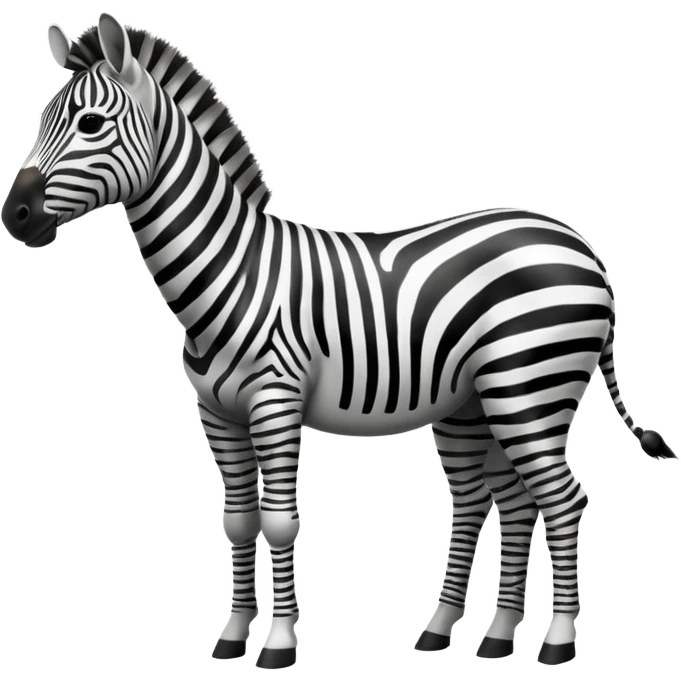 big neck zebra emoji
