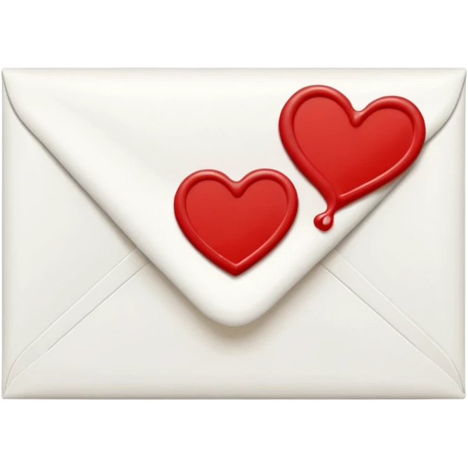 Love letter envelope emoji