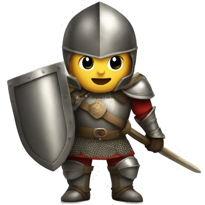 Apple knight emoji