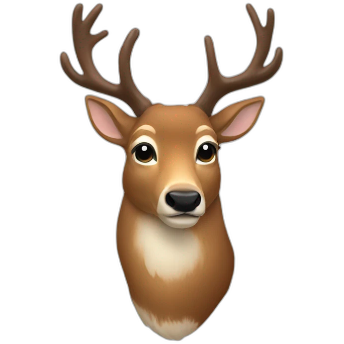 deer horns christmas emoji